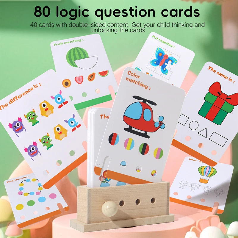 Logical Thinking Game - Montessori Problem-Solving Toy for Kids