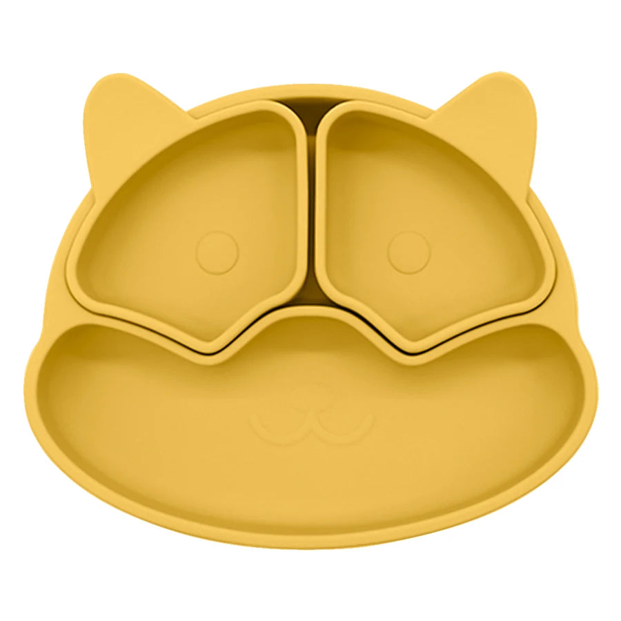 Mango fox silicone divided suction plate