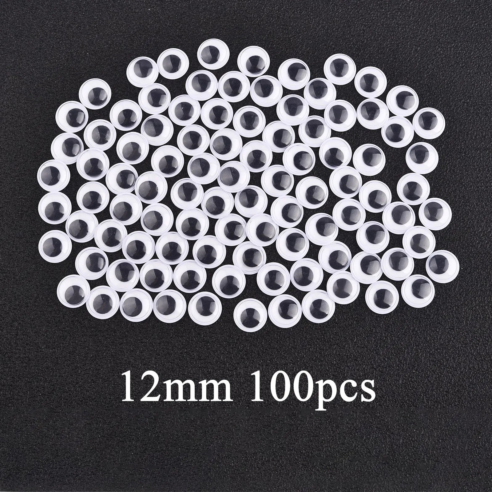 Movable Googly Eyes for crafts, featuring various sizes and quantities, ideal for playful and creative projects in kindergarten settings.
