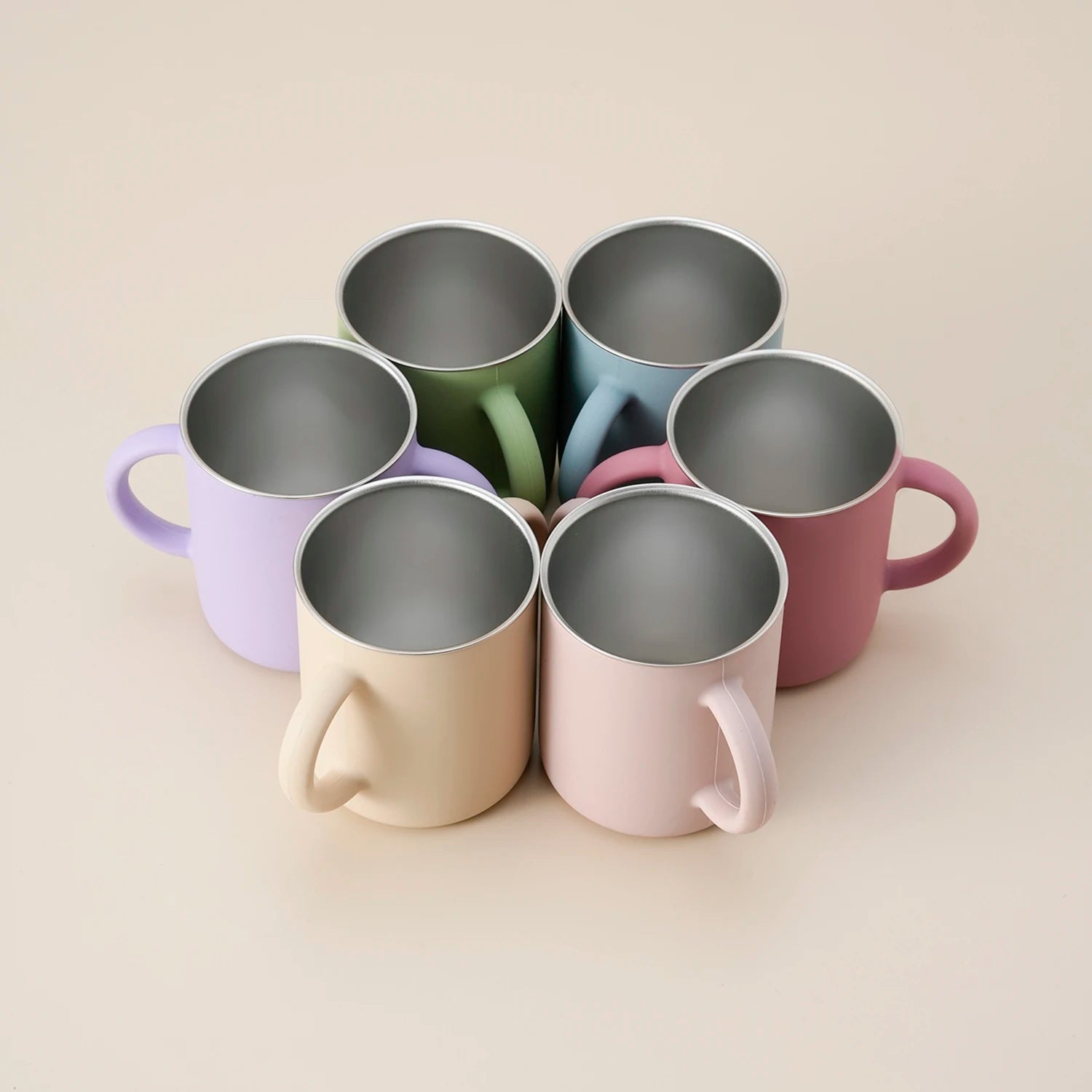 2-in-1 Silicone Baby Cup with Detachable Stainless-Steel Inner | Oliver & Company Montessori Toys