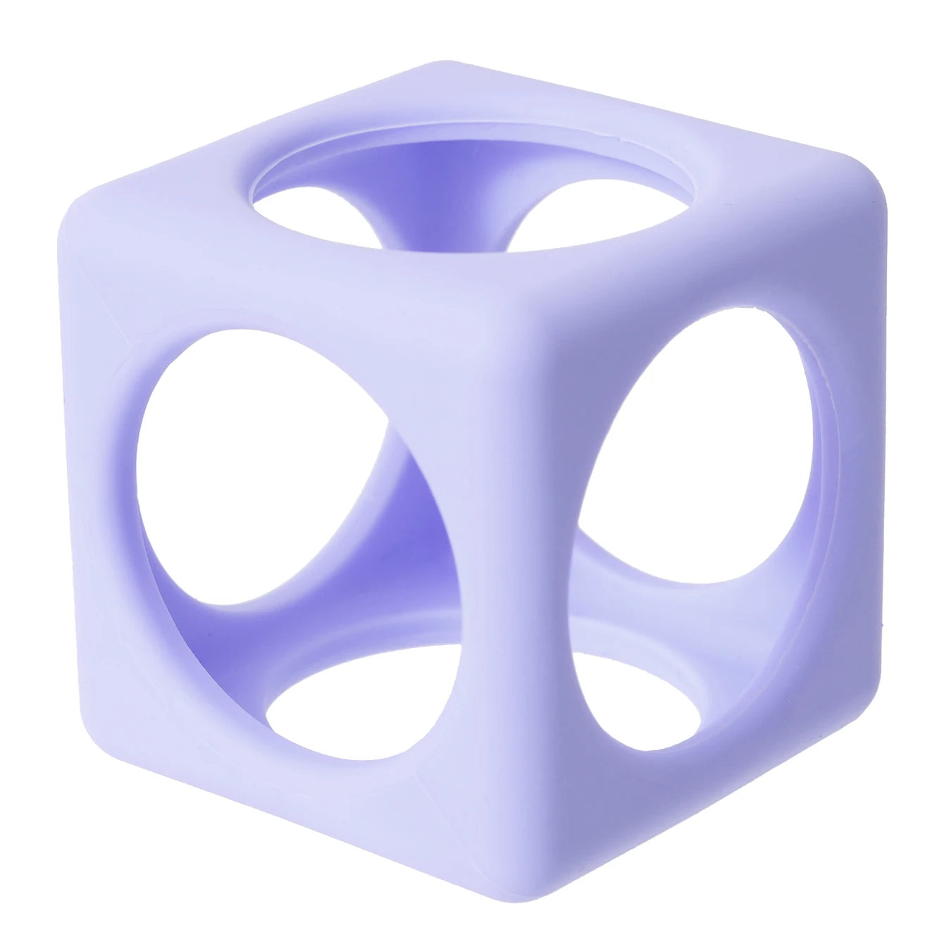 Lavender silicone cube teether