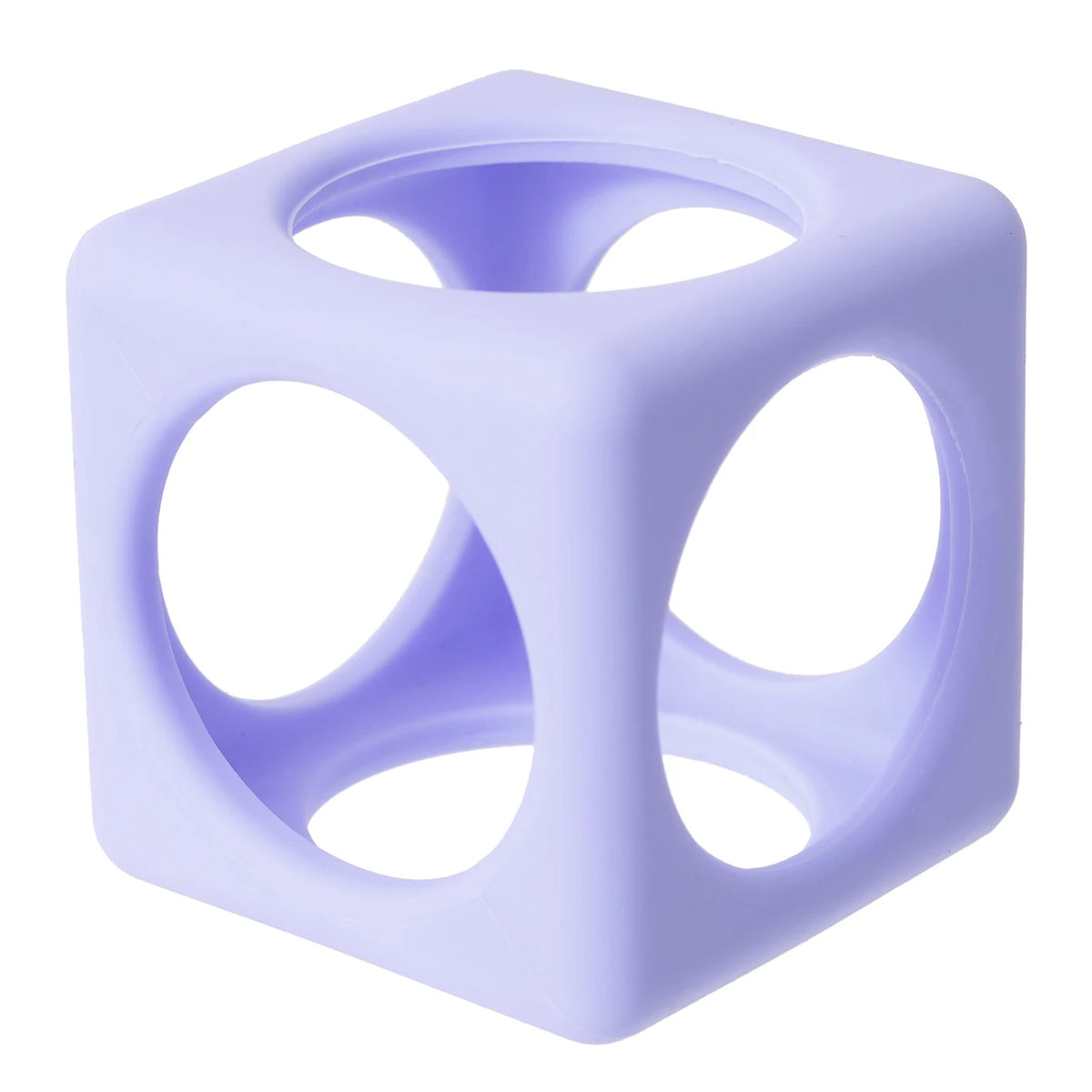 Lavender silicone cube teether