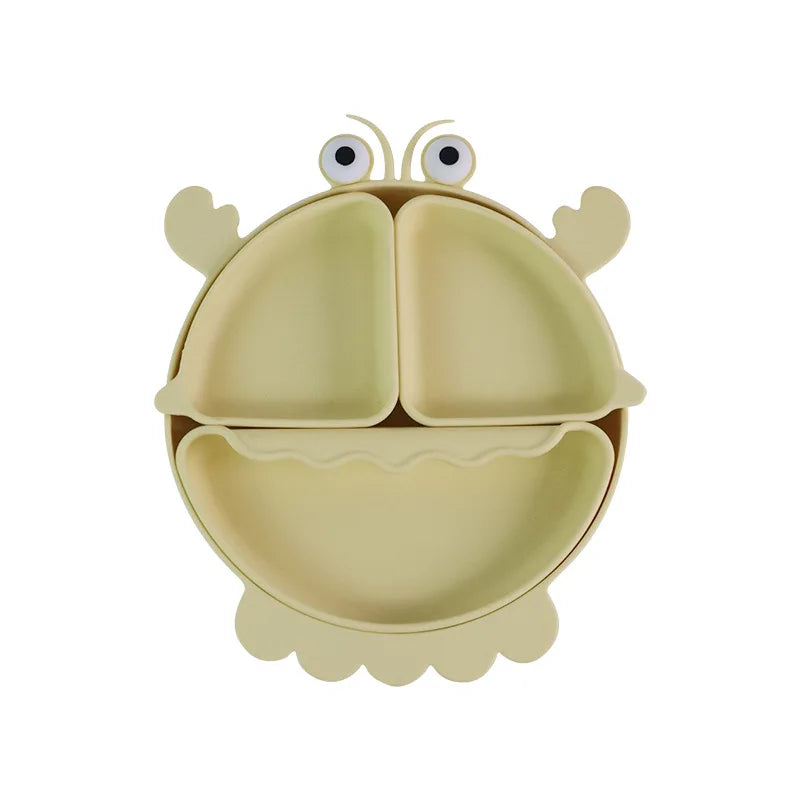 Yellow lobster divided suction plate