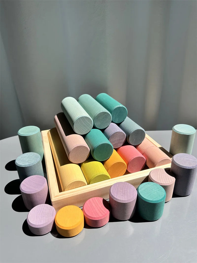 Wooden Building Rollers & Stacking Cylinders