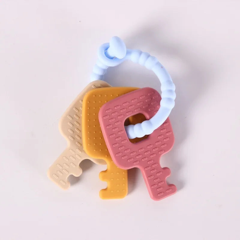 Silicone Key Teether Ring