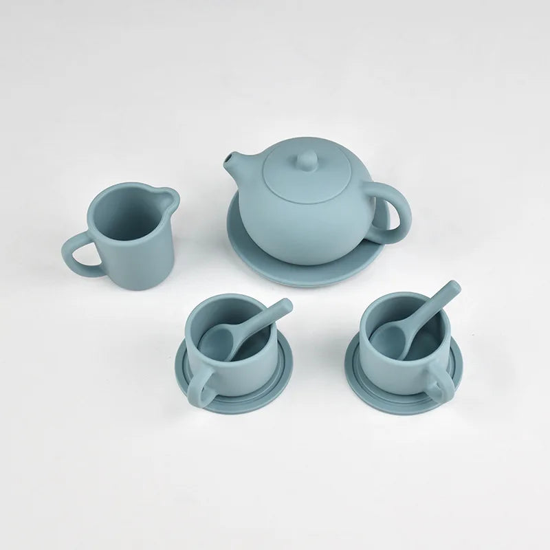 Silicone Tea Party Set for Kids | Oliver Montessori Toys