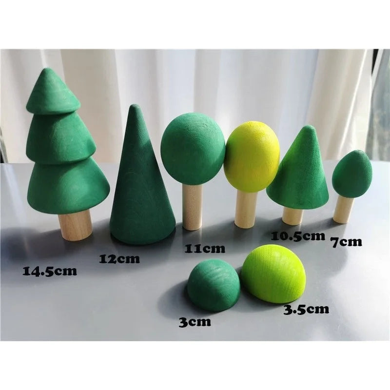 Wooden Elemental Stacking Toys