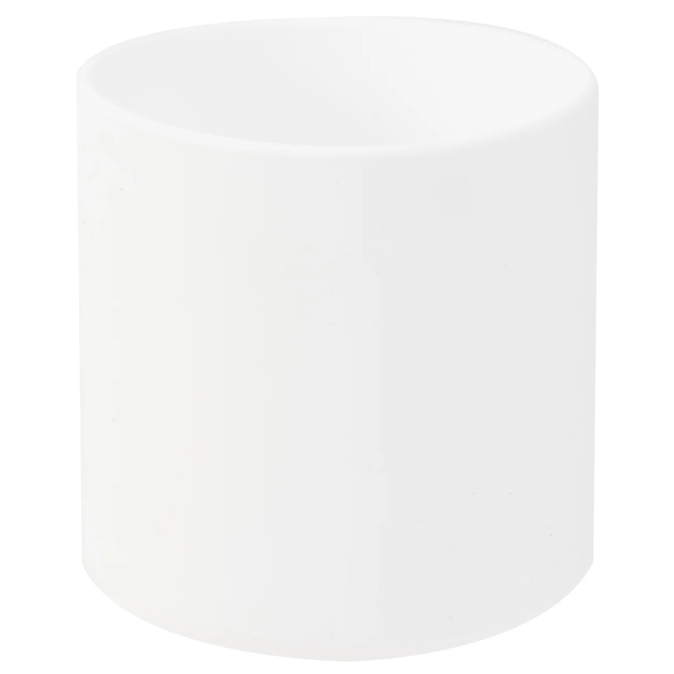 Silicone open training cup in White