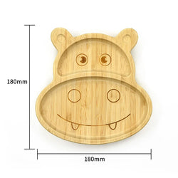 Baby Wooden Dinner Plate | Oliver & Company Montessori Toys