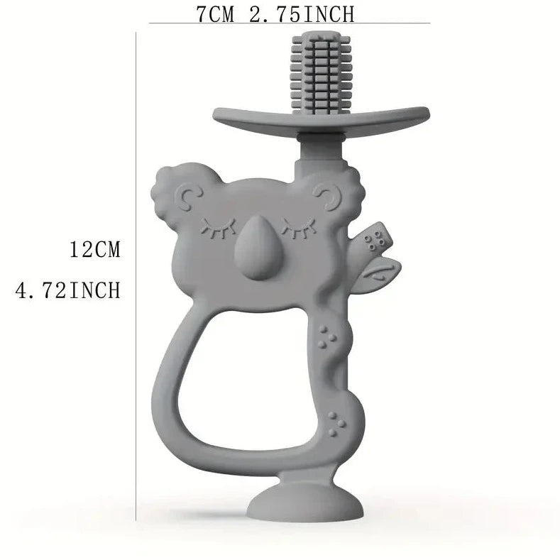 Baby Silicone Training Teether/Toothbrush | Koala Design