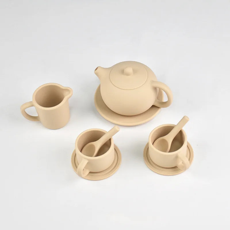 Silicone Tea Party Set for Kids | Oliver Montessori Toys