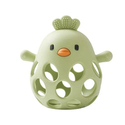 Colorful Cartoon Chicken Baby Silicone Teether | BPA-Free