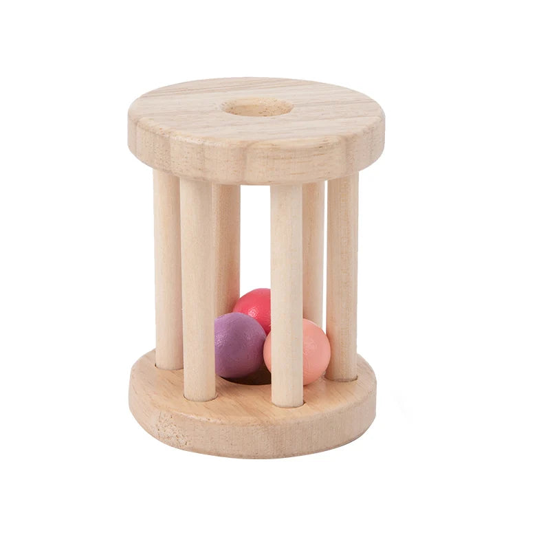 Baby Musical Wood Rattles | Oliver & Company Montessori Toys