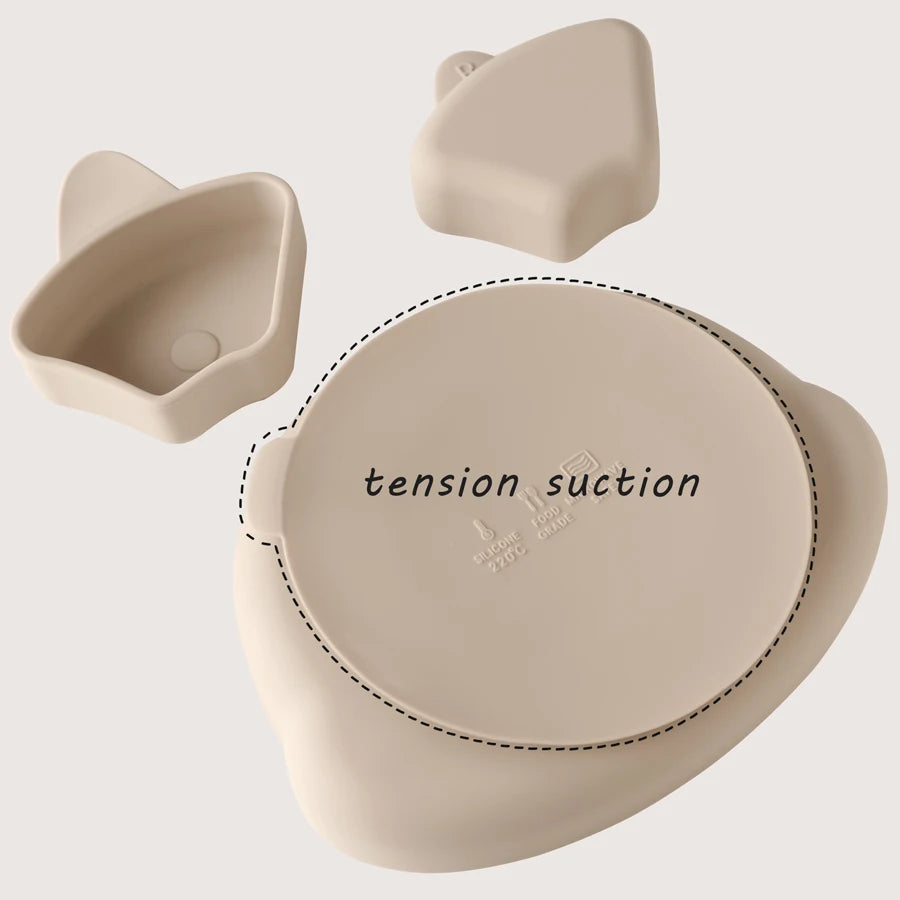 Suction base on the underside of the fox plate