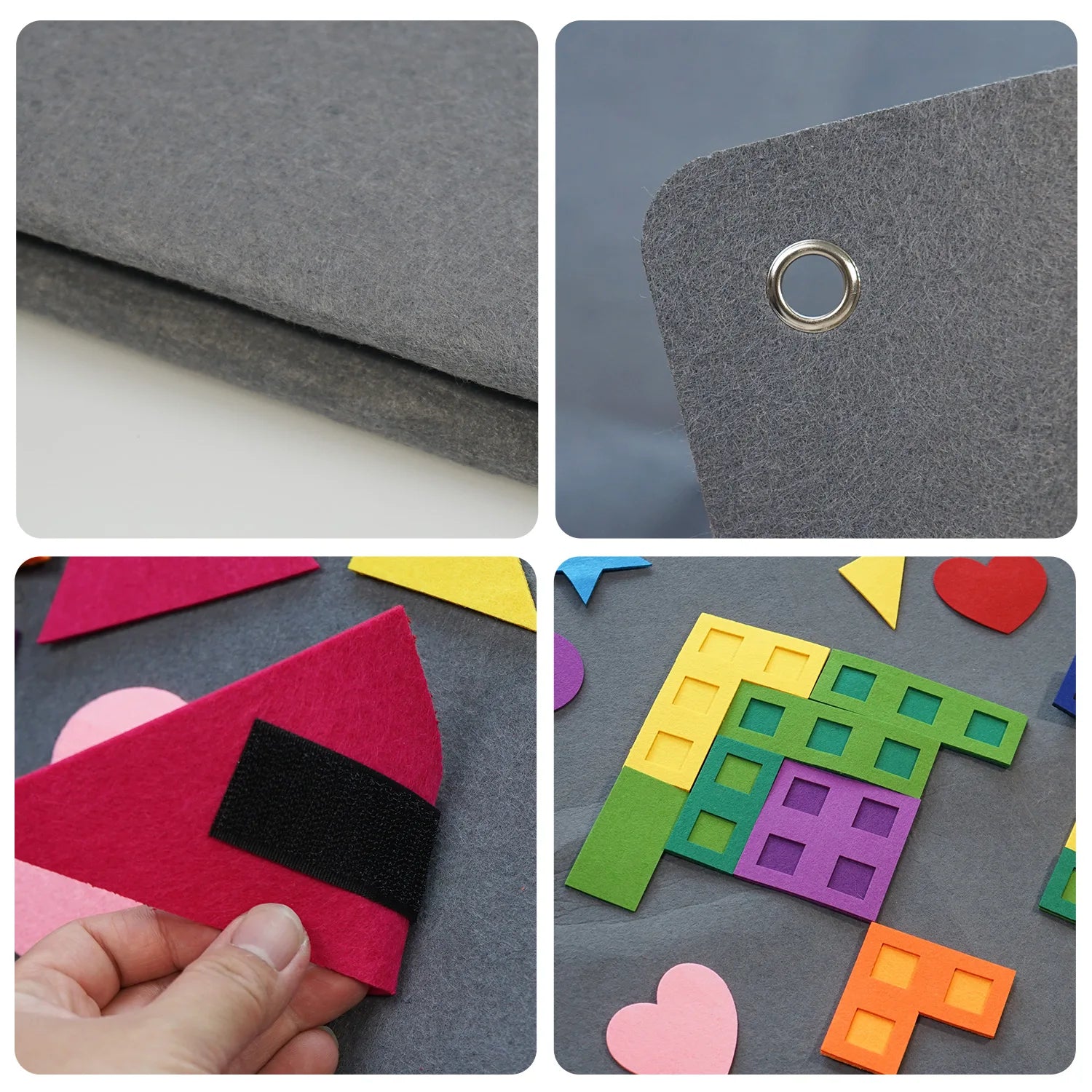 Felt Shape Board for Kids – Montessori Activity – Oliver & Company