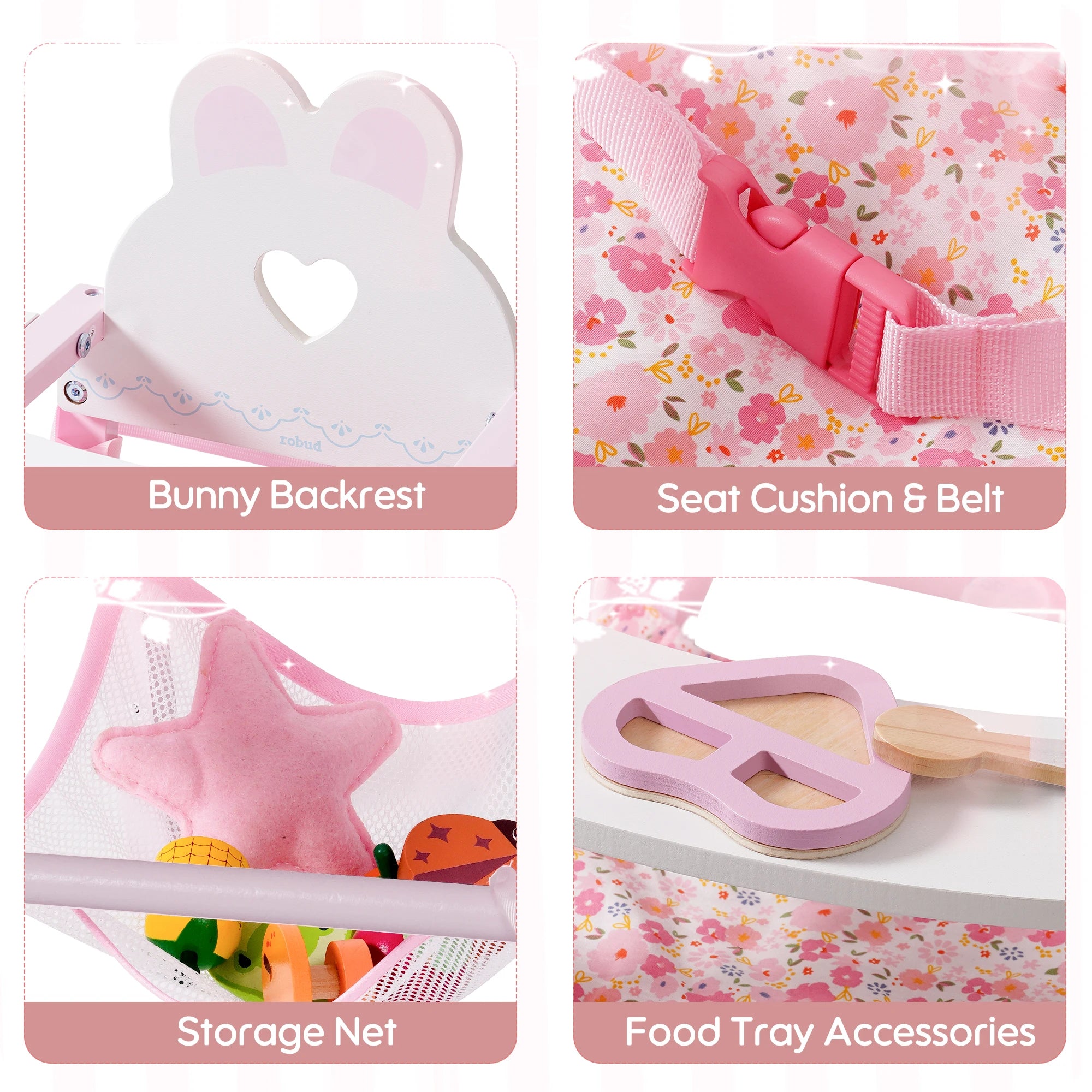 Bunny Doll Highchair