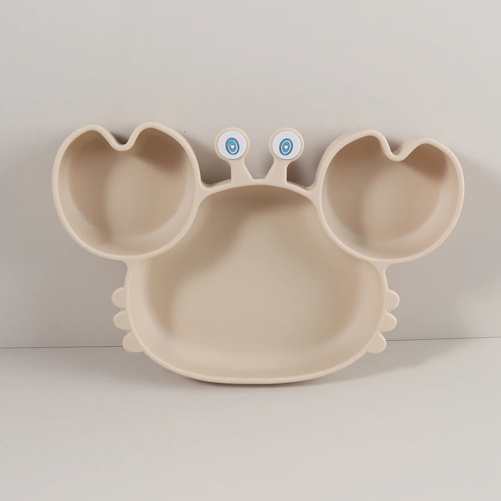 Silicone Crab Suction Plate | Oliver & Company Montessori Toys