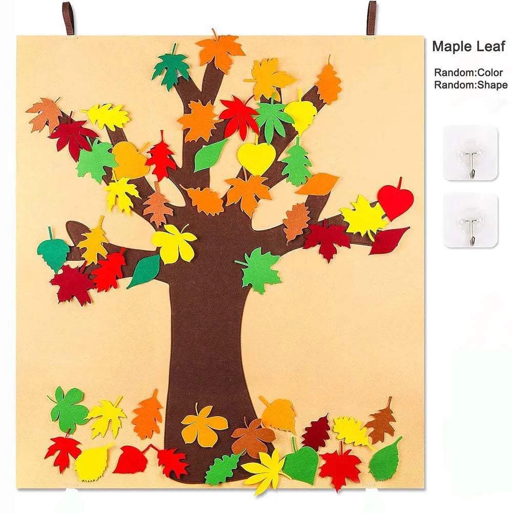 Felt Autumn Tree Wall Hanging for Kids – Fall Activity – Oliver & Company