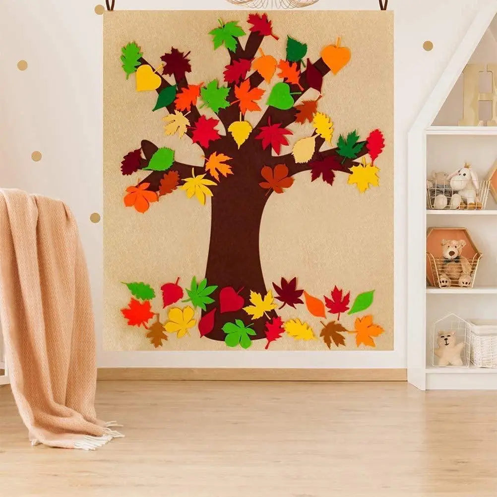 Felt Autumn Tree Wall Hanging for Kids – Fall Activity – Oliver & Company