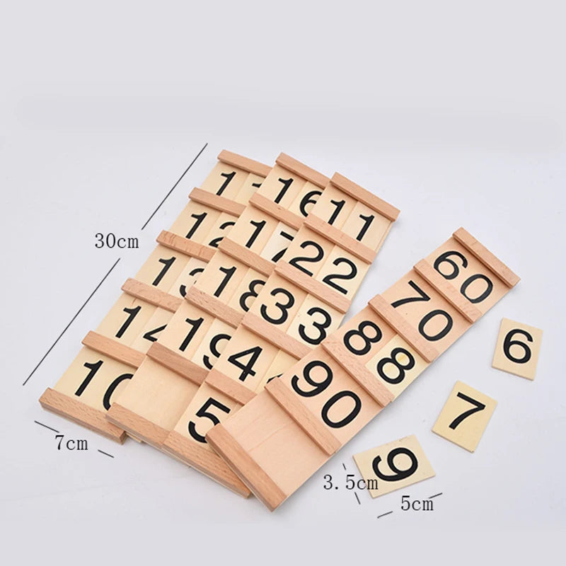 Wooden Numbers 1-99 Board | Montessori Math Toy