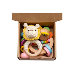 Wooden Baby Rattle Gift Sets | Oliver Montessori