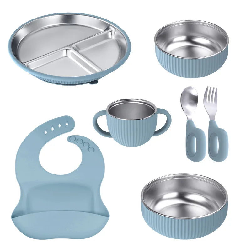 Stainless Steel Baby Feeding Set