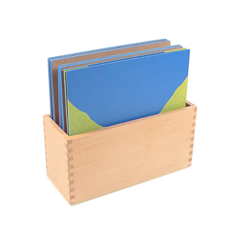 Montessori Land and Water Forms Wooden Geography Material