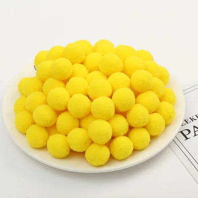 500/2000Pcs Mixed Color Fluffy Soft Colored Pompoms for Crafts