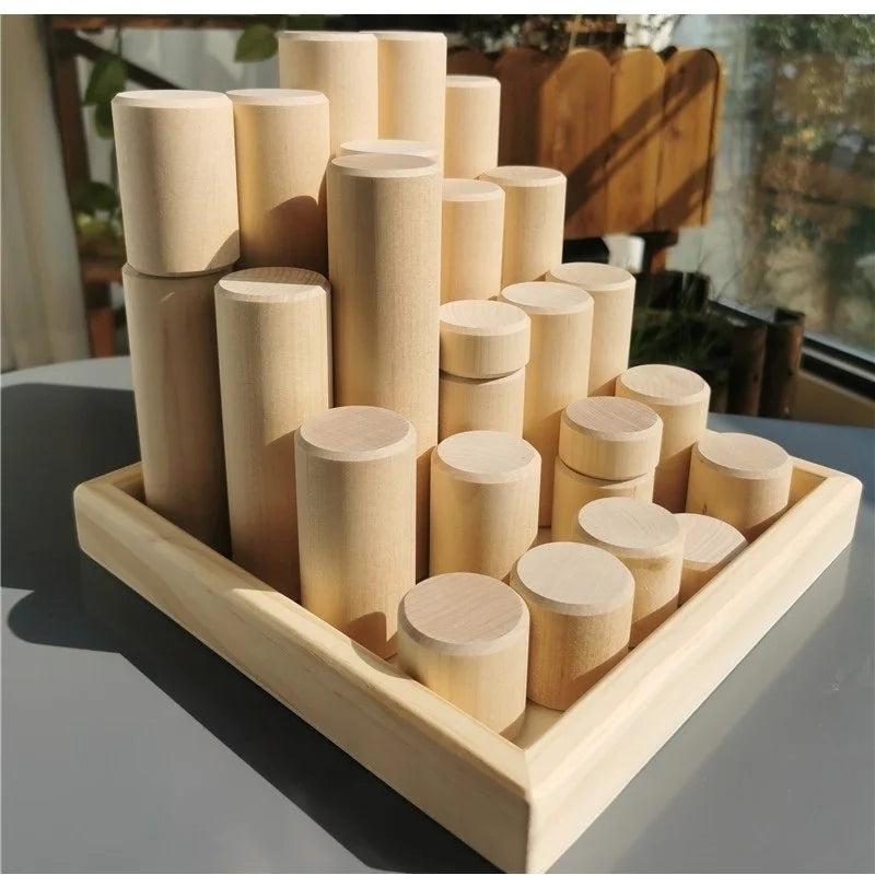 Wooden Building Rollers & Stacking Cylinders