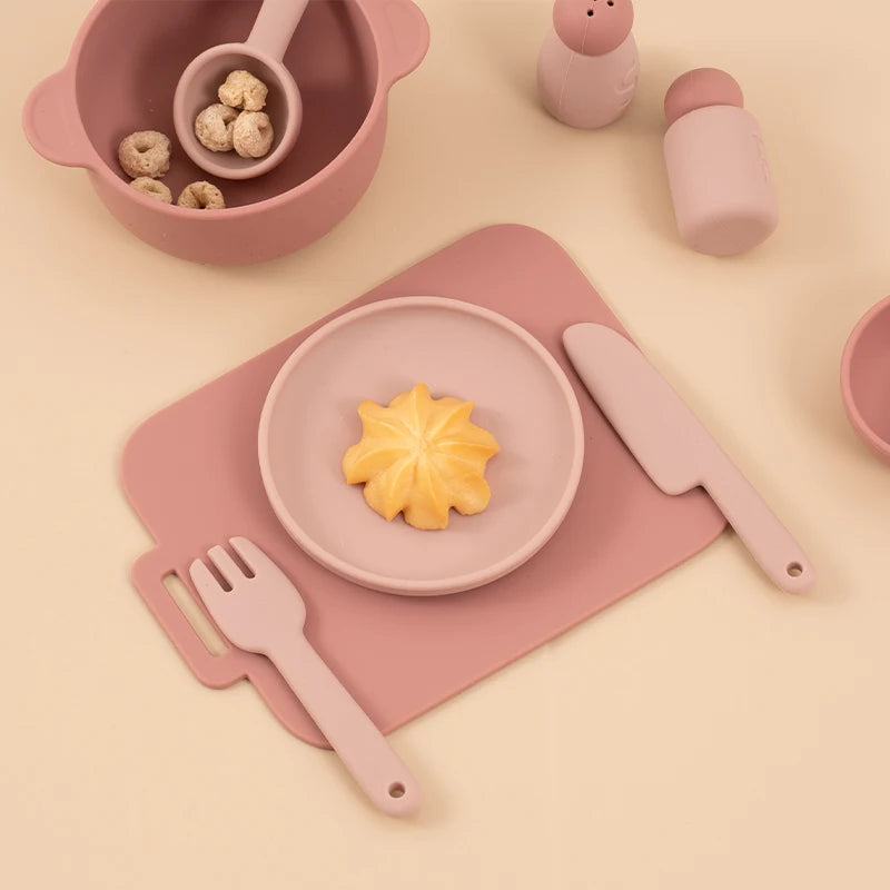 Food Grade Silicone Kitchen Toys Set for Kids