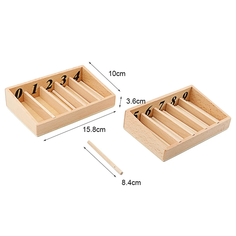 Spindle box 15.8 x 10 x 3.6cm with 8.4cm spindle