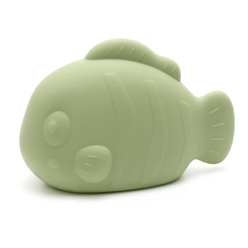 Silicone Fish Bath Toy – Squeeze and Spray Water Toy for Babies