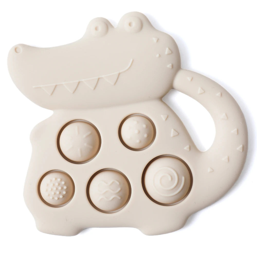 Silicone Dinosaur Baby Teether 