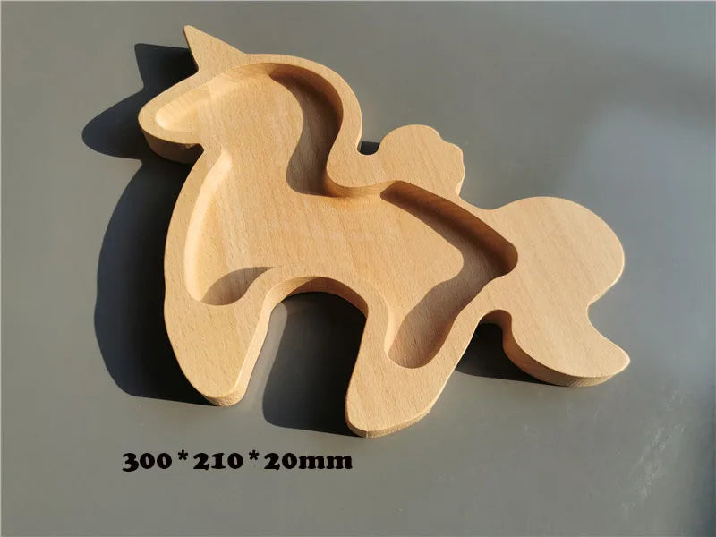 Wooden Round Sorting Trays