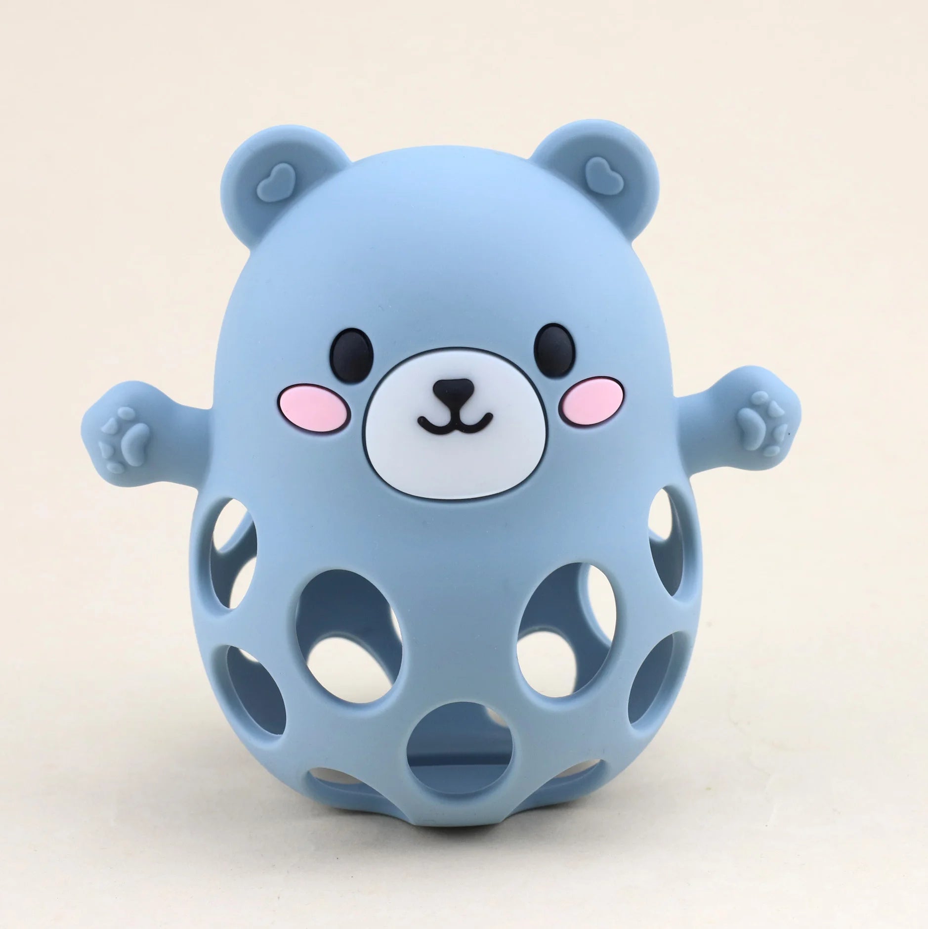 Bear Silicone Teether Ball