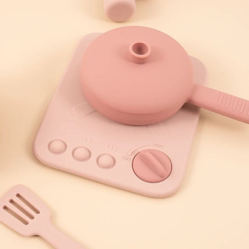 Food Grade Silicone Kitchen Toys Set for Kids
