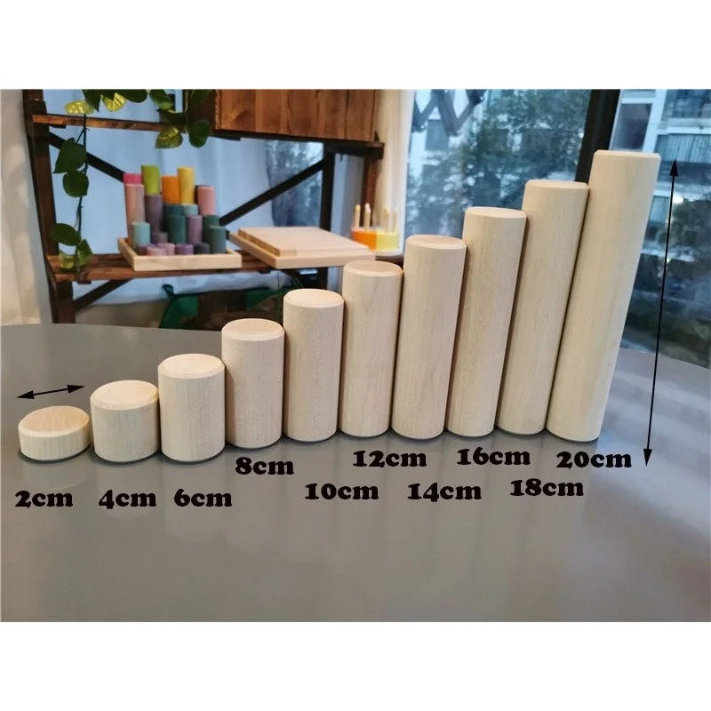 Wooden Building Rollers & Stacking Cylinders