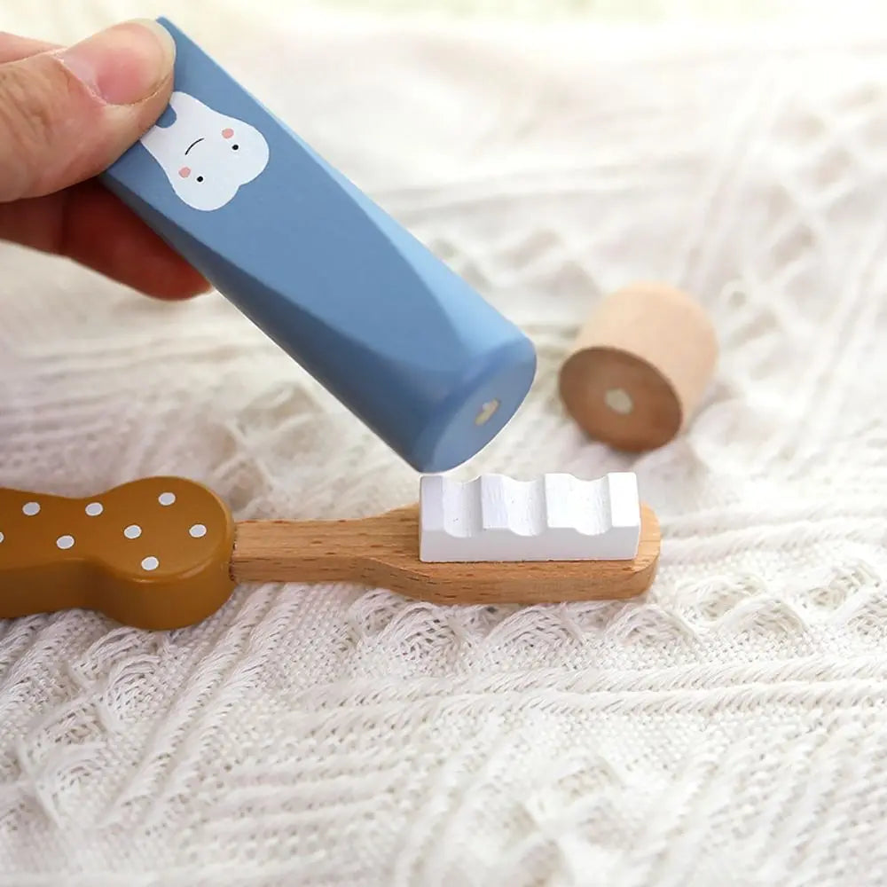 Wooden Dental Pretend Play Set | Oliver Montessori Toys