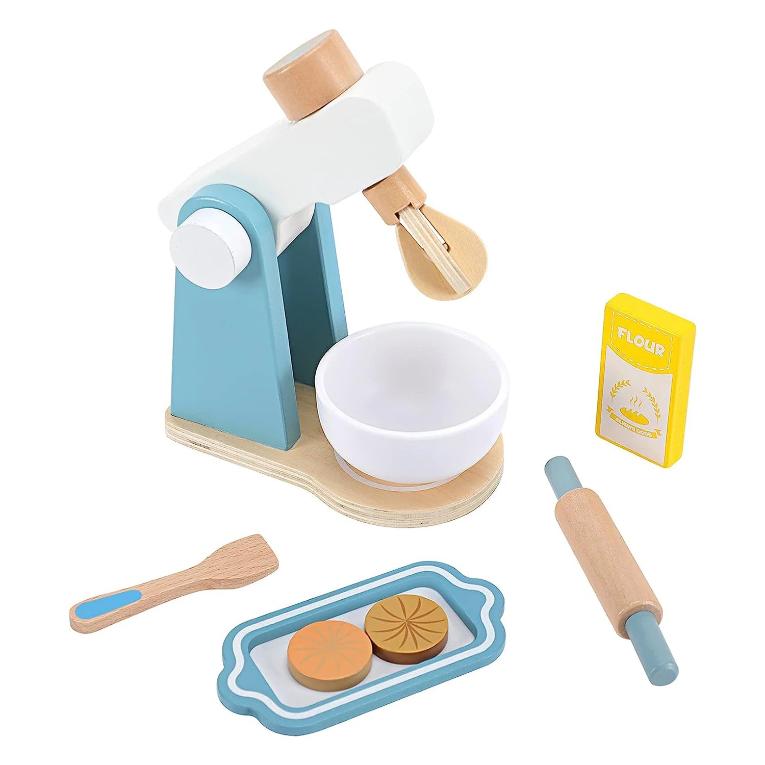 Wooden Kitchen Appliance Pretend Play Set
