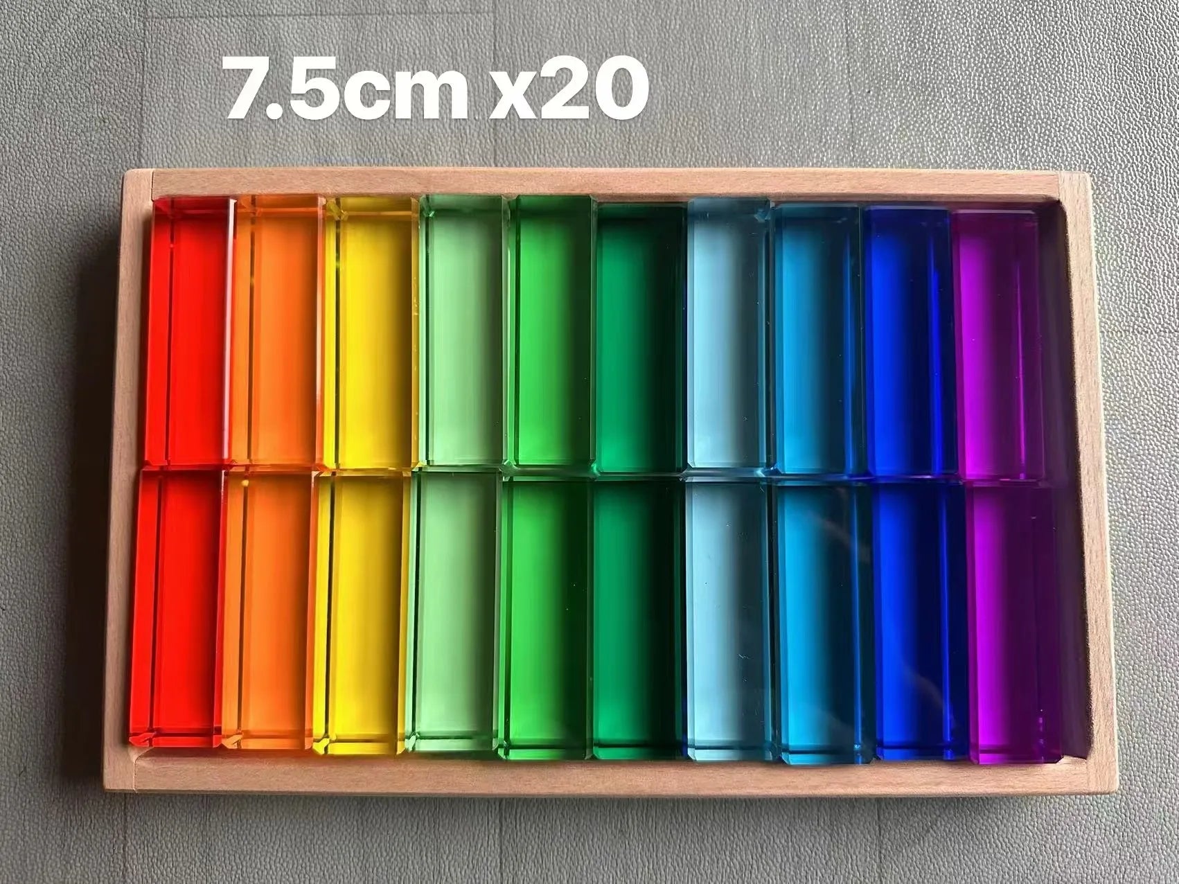 3D Gem Wooden Building Blocks