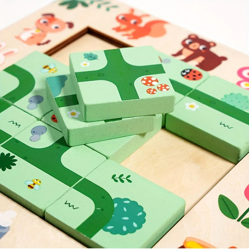 Wayfinding Puzzle for Kids – Montessori Logic Thinking Toy