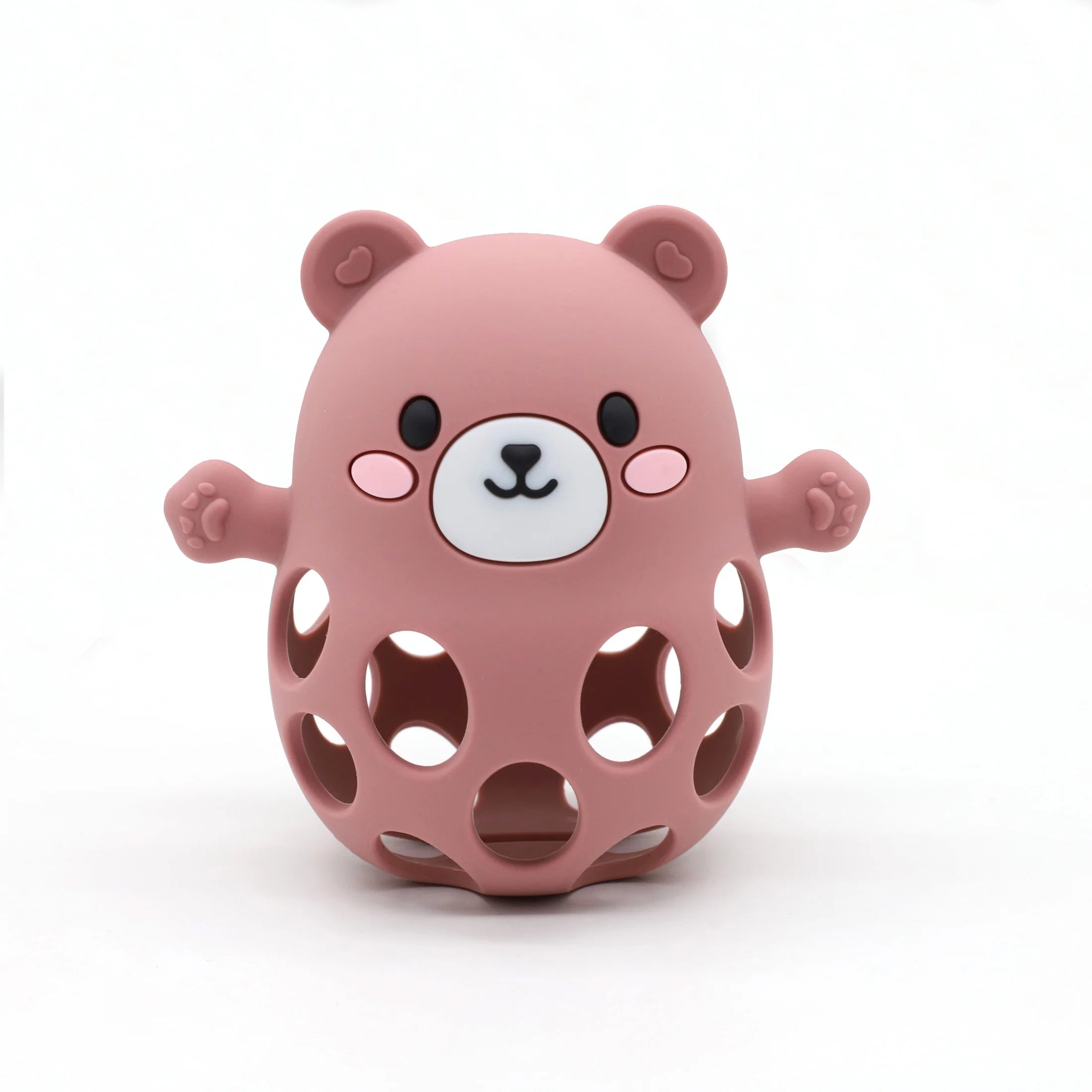 Bear Silicone Teether Ball