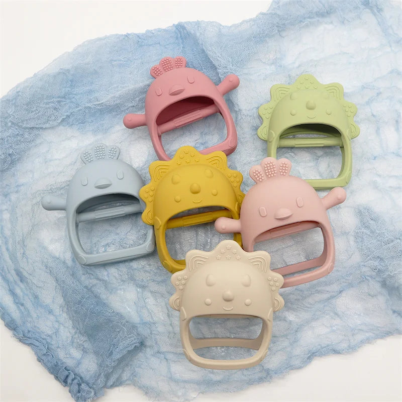 Silicone Hand Grip Teether | Baby Training Toy | Oliver & Company