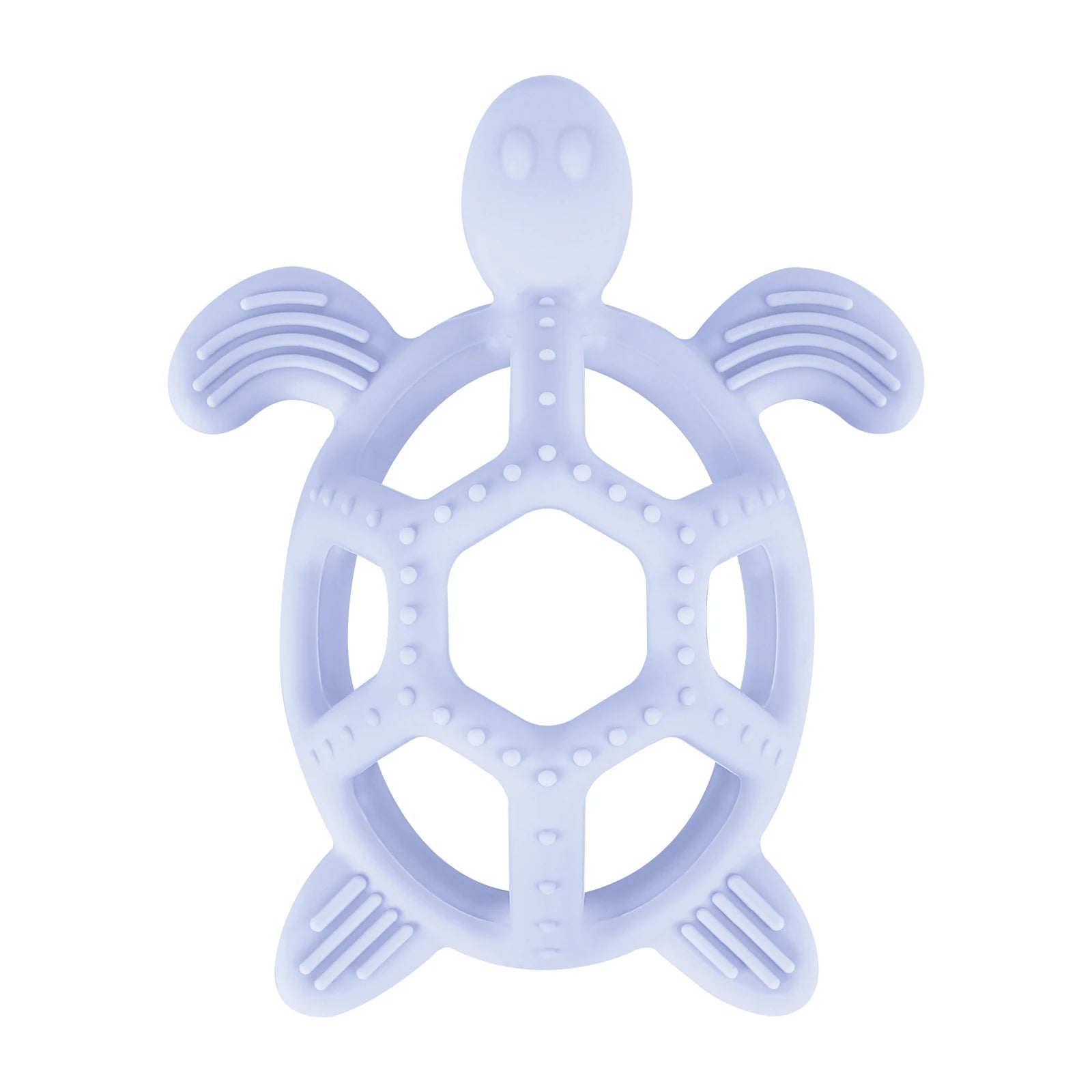 Teether – Cartoon Turtle Design - blue 