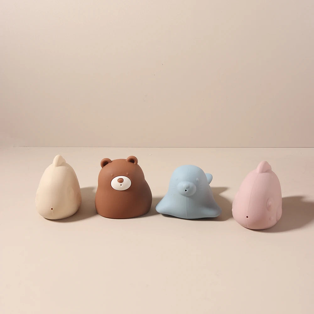 Silicone Bear Bath Toy | Oliver & Company Montessori Toys