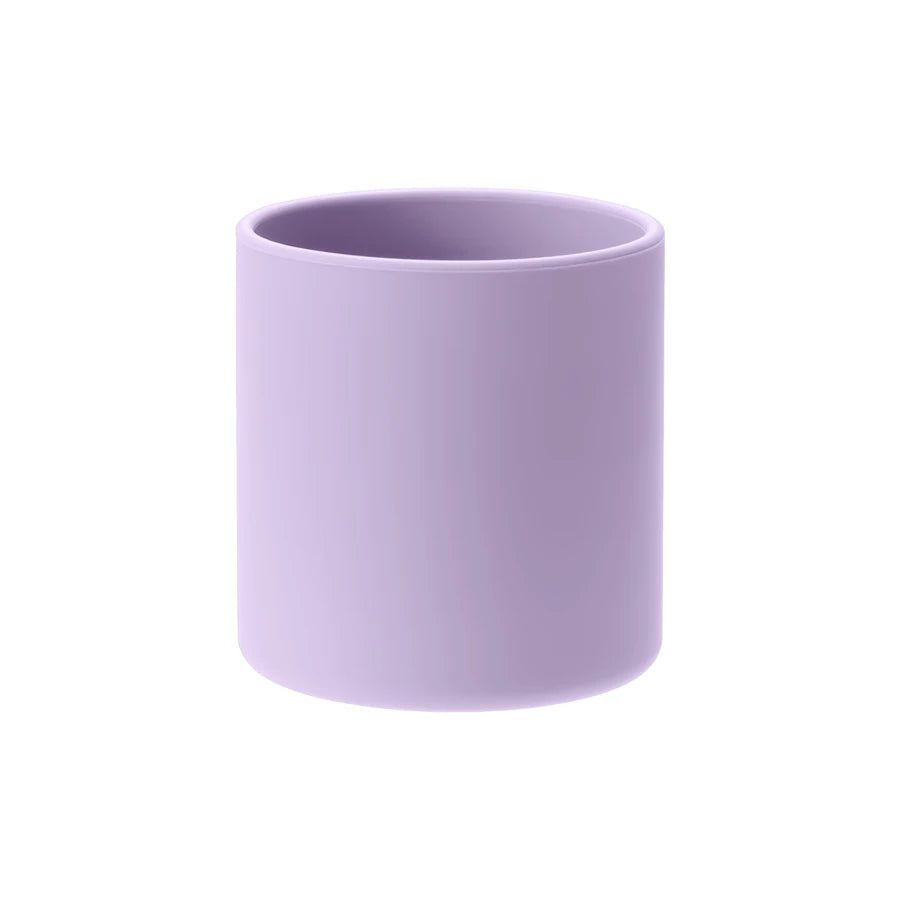 Silicone open training cup in Lavender