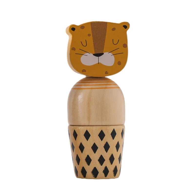 Wooden Animal Twist Toy | Oliver & Company Montessori Toys