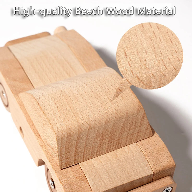 Wooden DIY Assembly Vehicle Kids Build Your Own Toy Car Truck