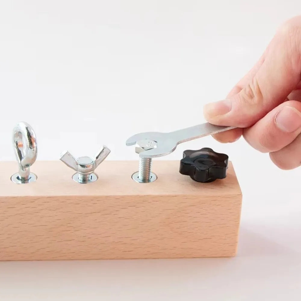 Wooden Screw & Bolt Toy