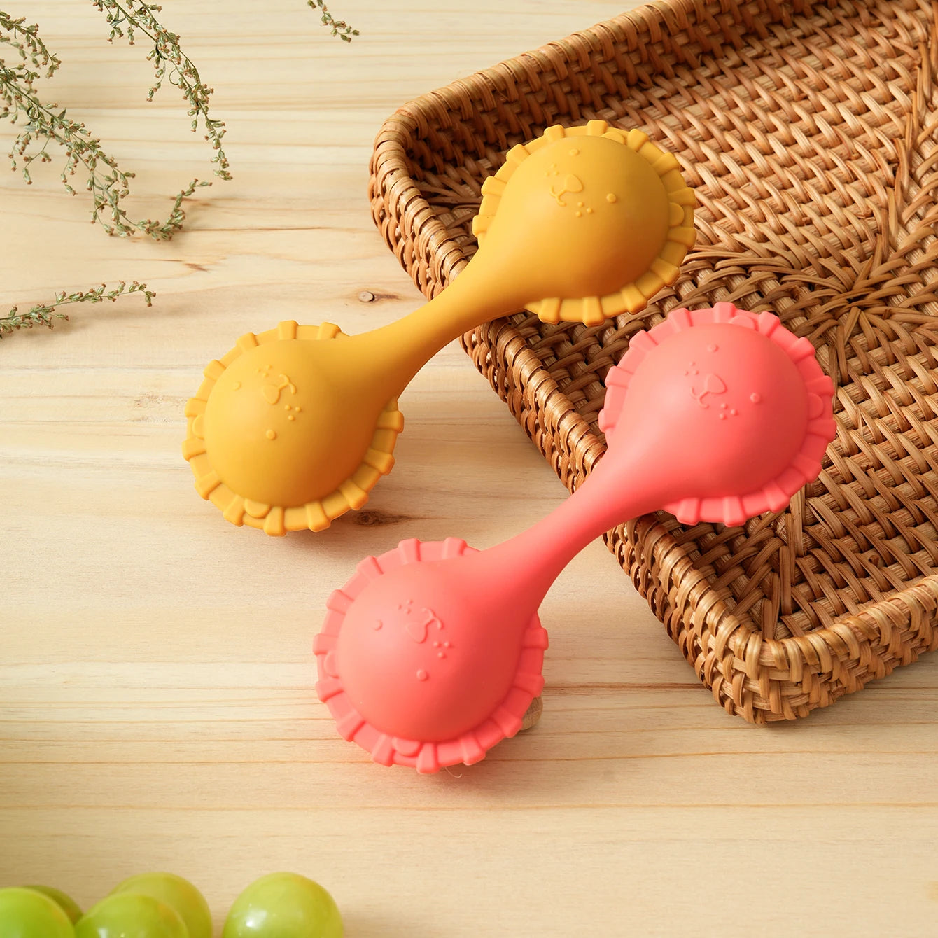 Silicone Cat Teether Rattle | BPA-Free Baby Teething Toy 0-12M